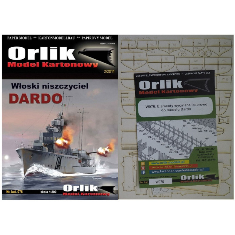 “Dardo” - the Italian destroyer – a set