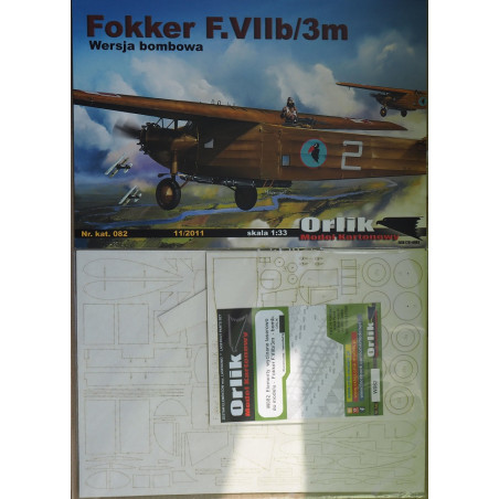 Fokker F.VIIb/3m – the Dutch/ Polish bomber – a set