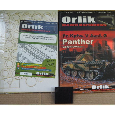 Pz. Kpfw. V Ausf. G „Panther“ „Befehlswagen“ – Vokietijos sunkusis tankas – rinkinys