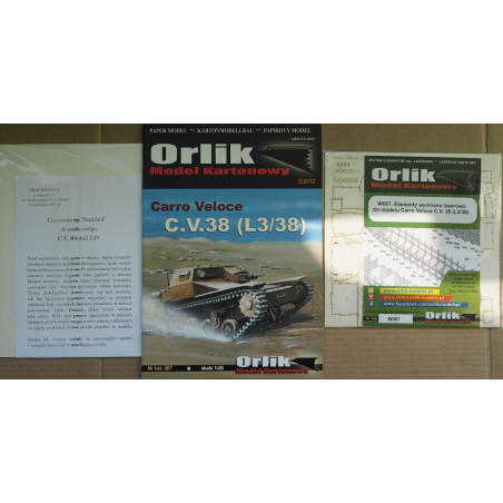 Carro Veloce C.V. 38 (L3/38) – Italijos lengvoji tanketė – rinkinys