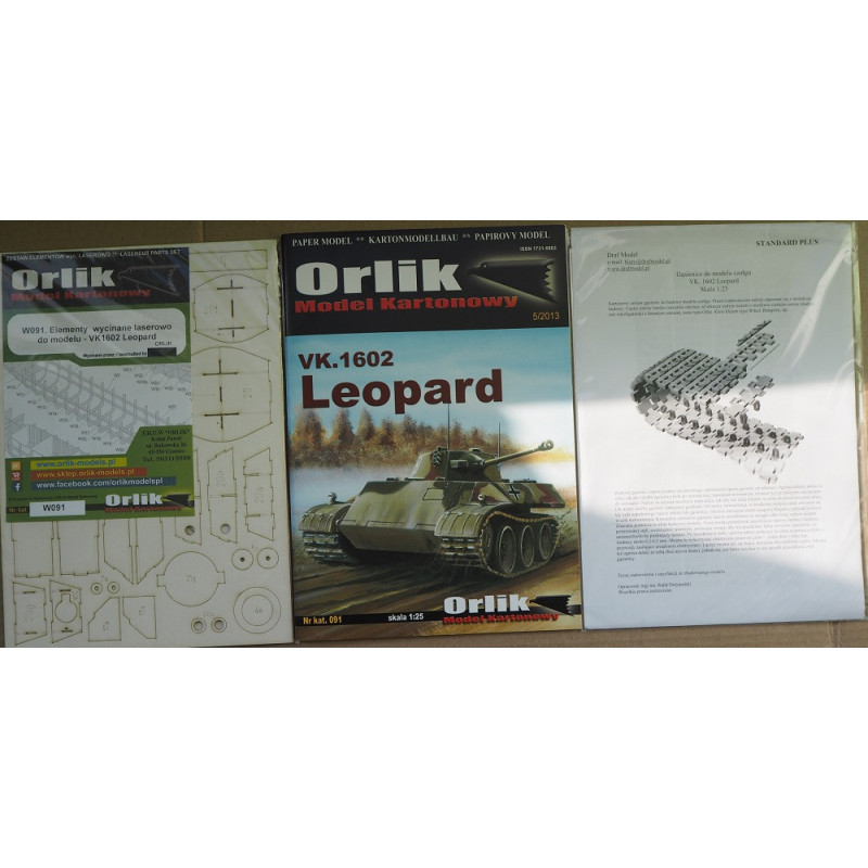 VK 1602 “Leopard” – the German light tank – prototype – a set
