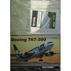 Boeing 767–300 ER – пассажирский авиалайнер США/ Польши (Меловая печать) – набор