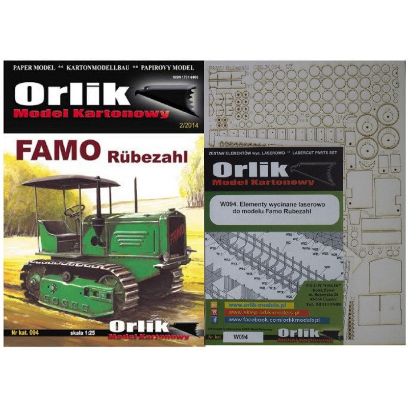 FAMO „Rubezahl“ – Vokietijos vikšrinis traktorius – rinkinys
