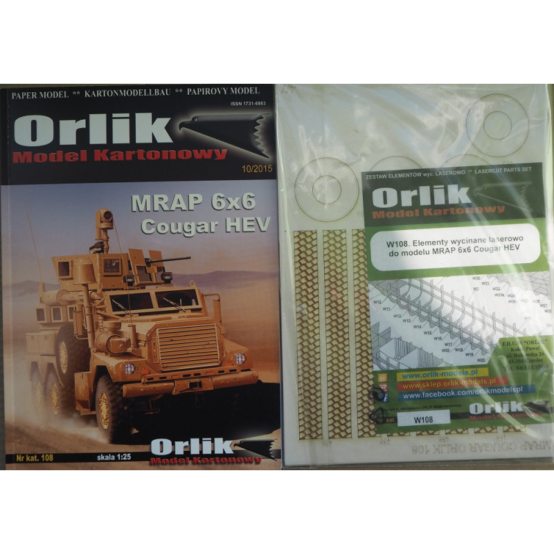 MRAP 6x6 "Cougar" HEV – the US light armored transporter – a set