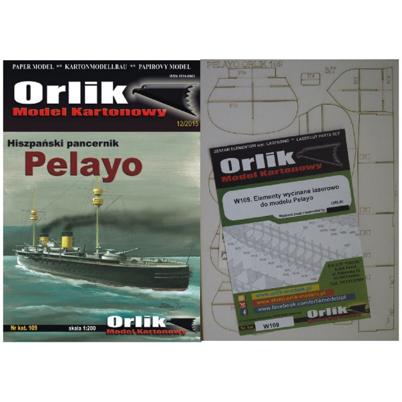 „Pelayo“ – Ispanijos šarvuotlaivis – rinkinys