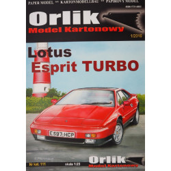 Lotus «Esprit» Turbo – британский спортивный автомобиль – набор
