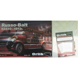 "Russo-Bałt" D24/40 – the Russian fire truck of 1912 model – a set