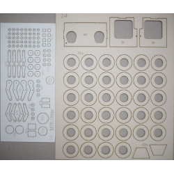 M76 “Otter” – the US amphibious truck – a laser cut parts