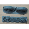 Vickers Supermarine „Spitfire“ Mk. I – V – the British fighter - 3D - plastic wheels (tire with treads)