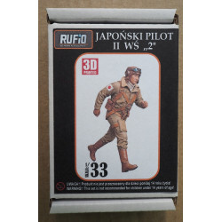 Japonų II Pasaulinio karo laikų pilotas (II variantas)