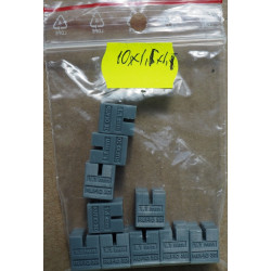 Montažiniai kauliukai 1,1 x 1,1