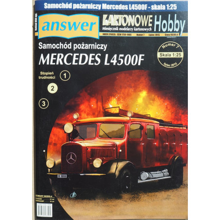 «Mercedes» L4500F – немецкая противопожарная машина