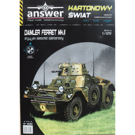 Daimler «Ferret» Mk. II - британский бронеавтомобиль