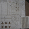 Daimler "Ferret" Mk. II - the British armored car – a laser cut frame and tread details