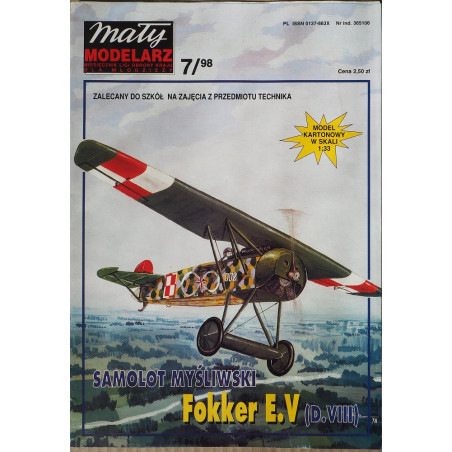 Fokker E. V (D. VIII) – the German/ Polish fighter