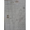 Dewoitine D.520 – the French fighter – a laser cut frame parts