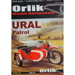 Ural „Patrol“ – TSRS motociklas su priekaba - rinkinys (ofsetinė spauda)