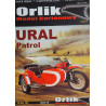 Ural „Patrol“ – TSRS motociklas su priekaba - rinkinys (kreidinė spauda)