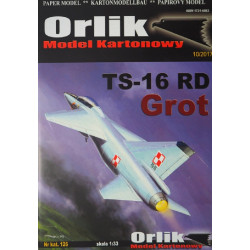 TS-16 RD «Grot» — польский учебно-тренировочный истребитель-штурмовик — прототип – набор (меловая печать)