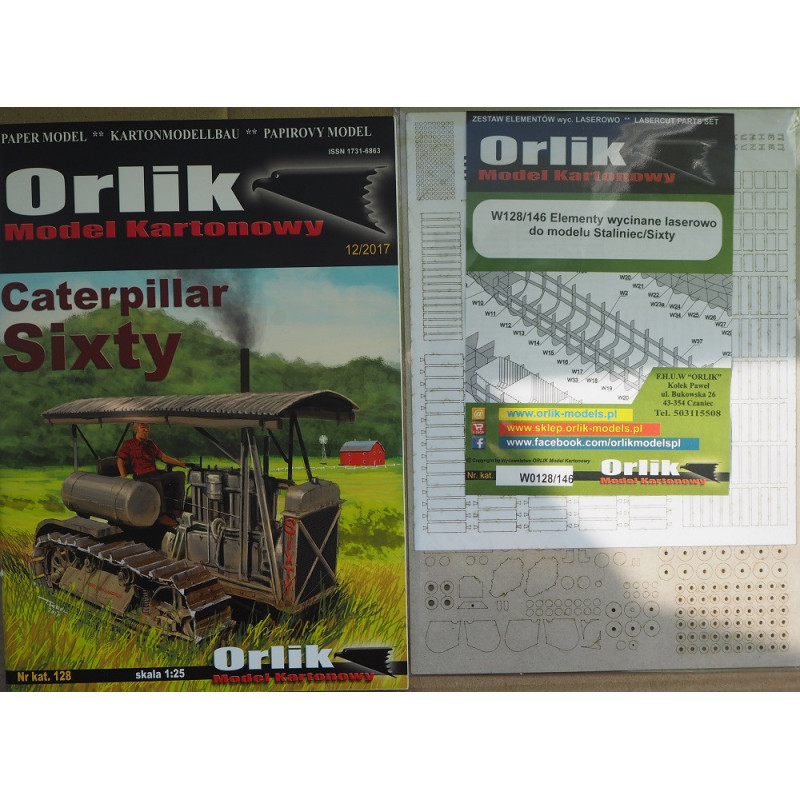 Caterpillar „Sixty“ – JAV vikšrinis traktorius– rinkinys