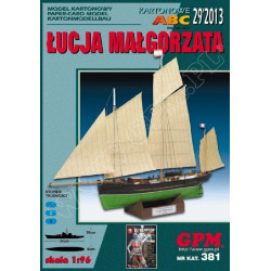 “Lucja Malgorzata” - the lugger of Polish traveler Stefan Sholc – Rogozinski – a set