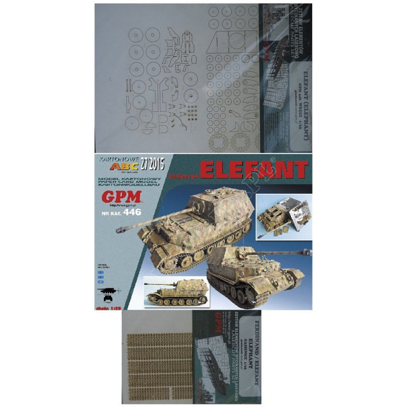 Sd. Kfz. 184 "Elefant" - the German anti-tank self-propelled gun – a set