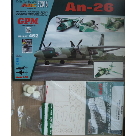 Antonov "An-26" - the Soviet/ Polish transport plane – a set