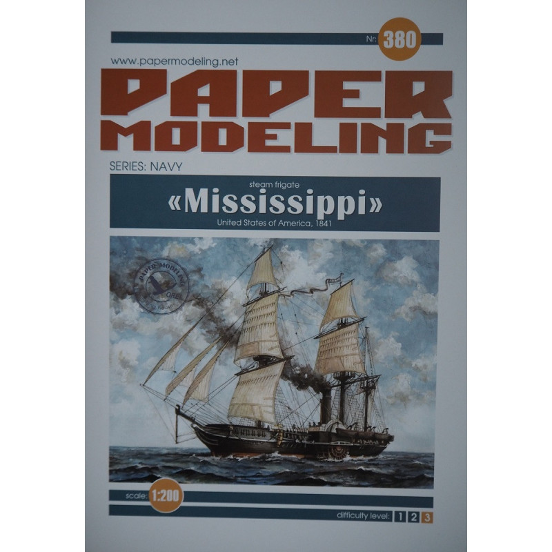 USS “Mississippi” – the American steam frigate