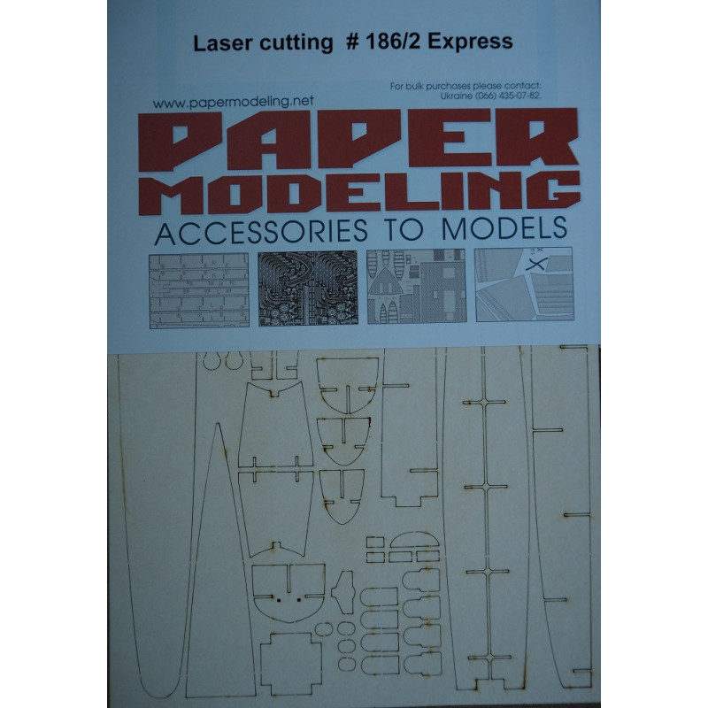 HMS "Express" – the British destroyer – a laser cut frame parts