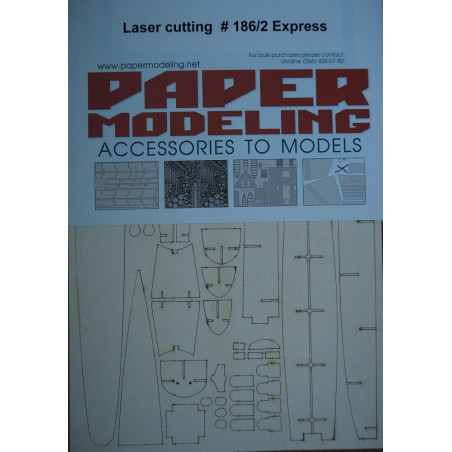 HMS "Express" – the British destroyer – a laser cut frame parts