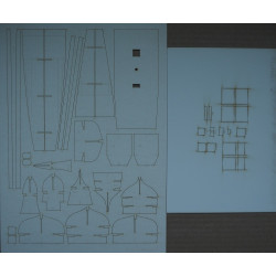 "d'Estrees" – the French 3 class armored cruiser – a laser cut frame parts