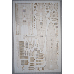 "d'Estrees" – the French 3 class armored cruiser – a wooden decks and other details