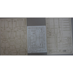 Beriev Be-12PS "Chaika" – the USSR search and rescue aircraft – a laser cut parts