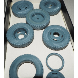 ZIL-130 – the USSR/ Russian/ Lituanian truck – a 3D printed wheel parts