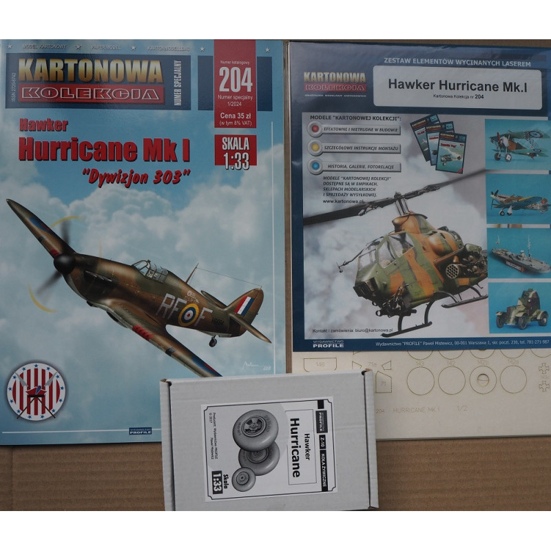 Hawker „Hurricane“ Mk. IIc – Didžiosios Britanijos naikintuvas (KKo-204) – rinkinys