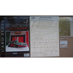 "Cicogna" – the Italian "Gabbiano" class corvette – a set