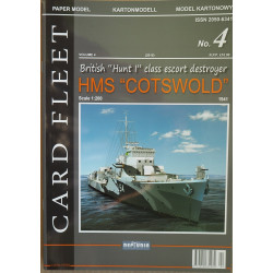 HMS «Cotswold» - британский фрегат класса «Hunt I» – набор