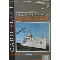 USS “Somers” DD-381 – the American “Somers”-class destroyer – a set