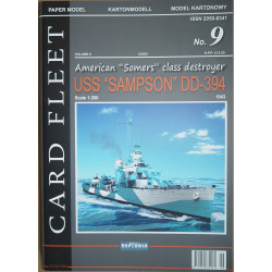 USS “Sampson” DD-394 – the American “Somers”-class destroyer – a set