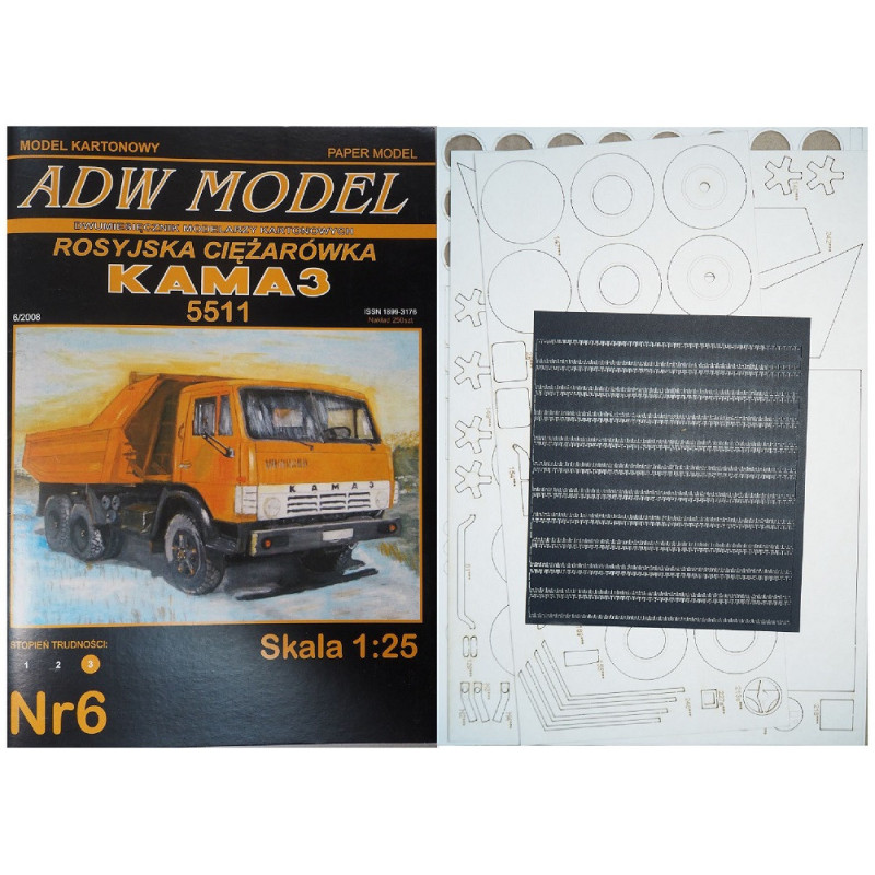 „KamAZ-5511“ – TSRS/ Rusijos/ Lietuvos savivartis sunkvežimis – rinkinys