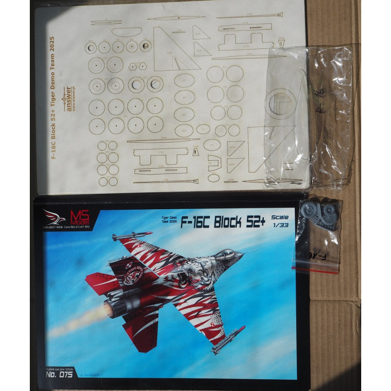 F-16C „Block 52+“ „Tiger Demo Team 2025“ – JAV/ Lenkijos naikintuvas  – rinkinys