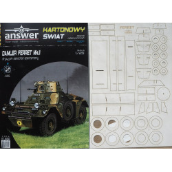 Daimler "Ferret" Mk. II - the British armored car – a set