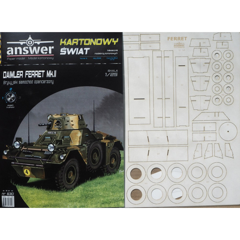 Daimler "Ferret" Mk. II - the British armored car – a set