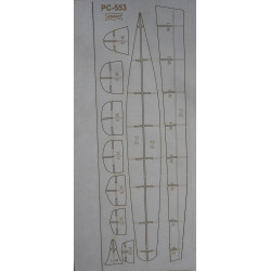 PC-553 – the American submarine hunter – a laser cut frame parts
