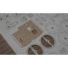 "Dutra" D4K-B – the Hungarian agricultural wheeled tractor – a laser cut frame parts