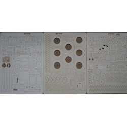 "Dutra" D4K-B – the Hungarian agricultural wheeled tractor – a laser cut frame parts