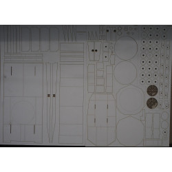 “Leopard” 2A4 – the German/ Polish main battle tank – a laser cut frame parts