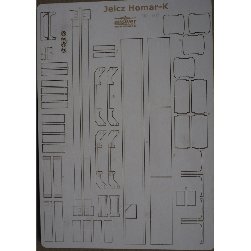 "JELCZ" "Homar-K" – the Polish multiple launch rocket system – a laser cut frame parts