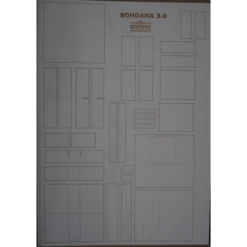 2S22 "Bohdana" 3.0 – the Ukrainian self-propelled mortar – a laser cut frame parts