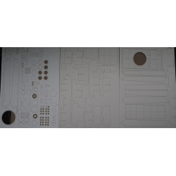 "Panther" Ausf.G – the German medium tank – a laser cut frame parts
